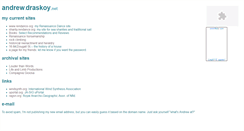 Desktop Screenshot of andrew.draskoy.net