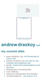 Mobile Screenshot of andrew.draskoy.net